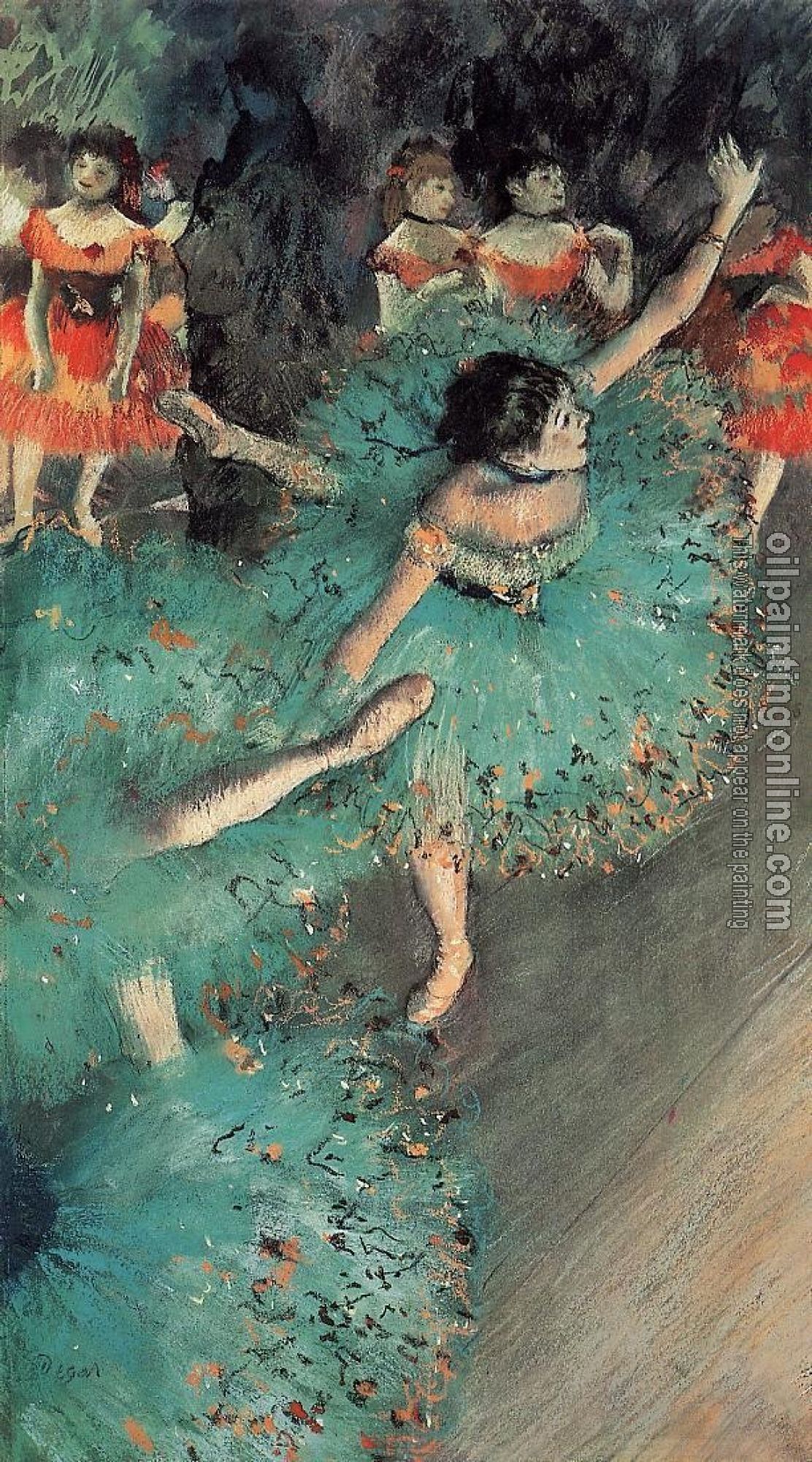 Degas, Edgar - The Green Dancer